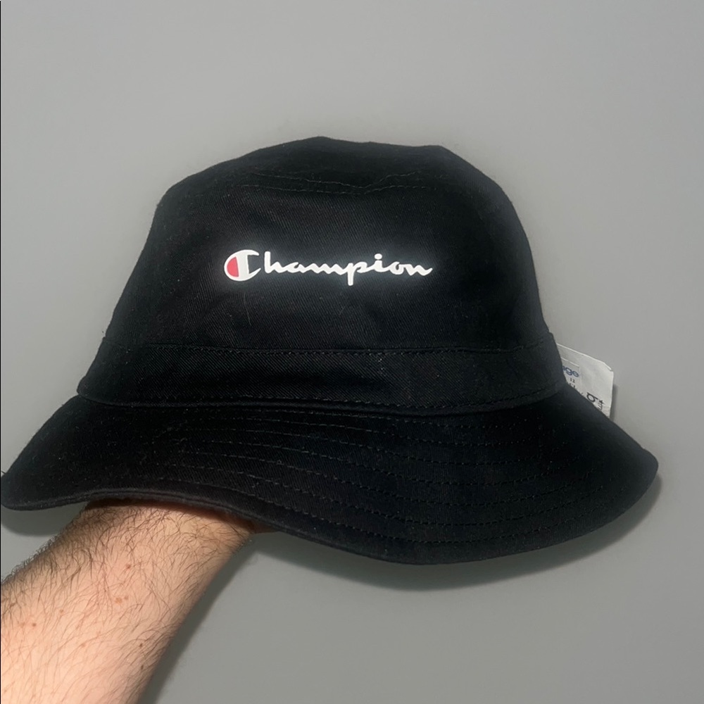 Champion Classic Black Bucket Hat